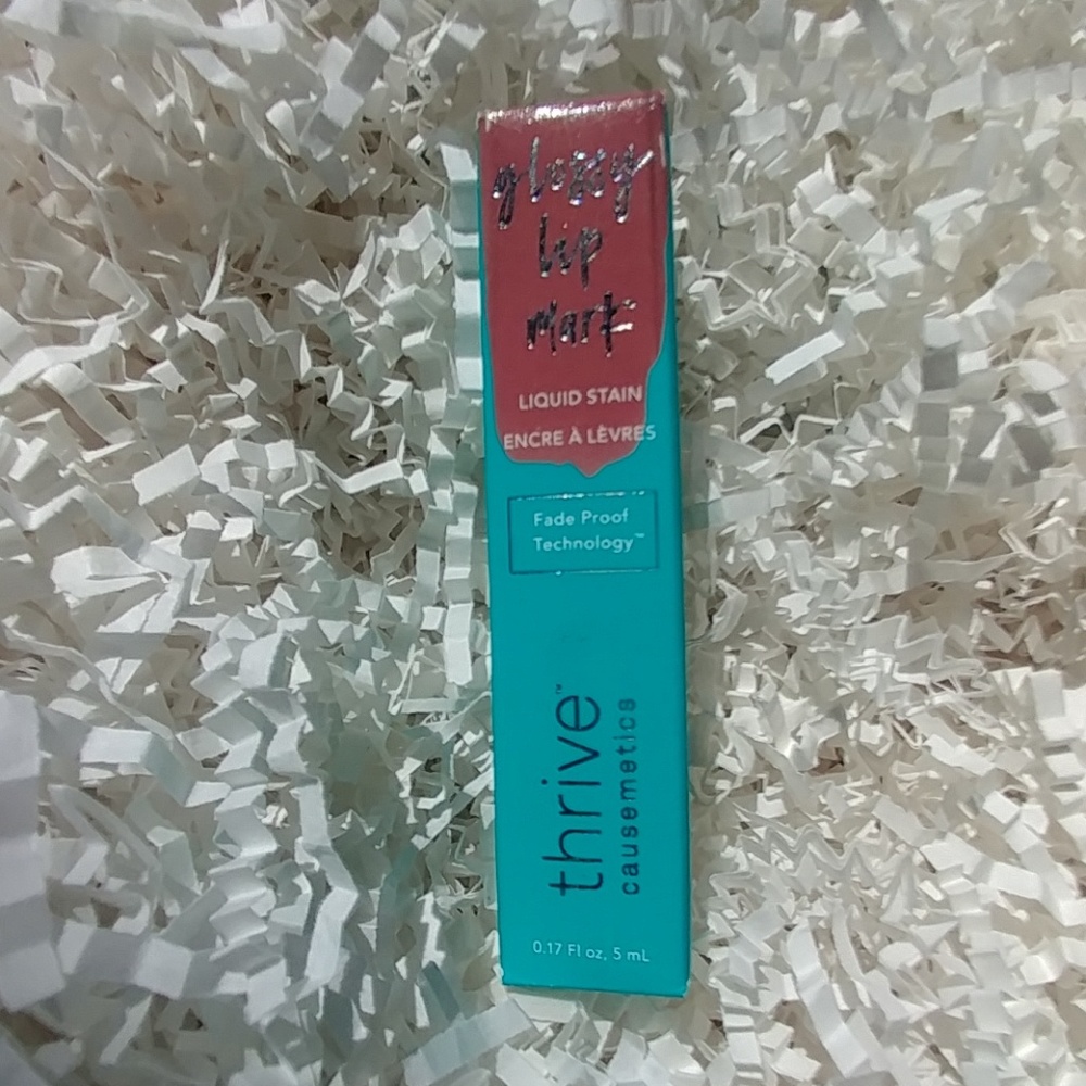 NWT THRIVE CAUSEMETICS GLOSSY LIP STAIN